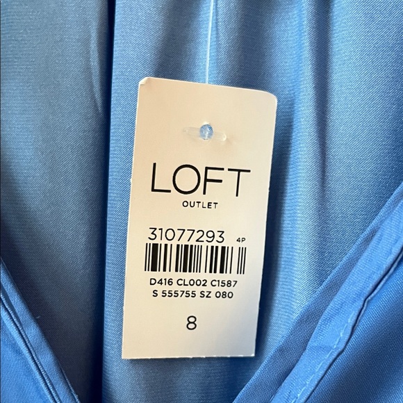 NWT Loft  Delicate Blue Women's Dress - Size 8 - Picture 7 of 11